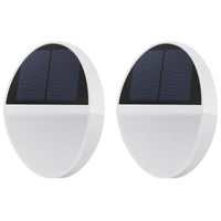 Witte Solar Wandlamp met Bewegingssensor