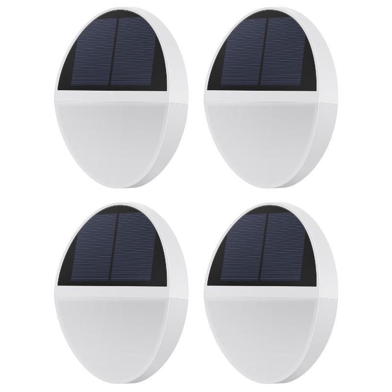 Witte Solar Wandlamp met Bewegingssensor